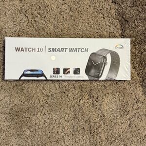 Watch 10 Smart Watch Series 10 AMOLED Display Thinstant Classic Black New Sealed
